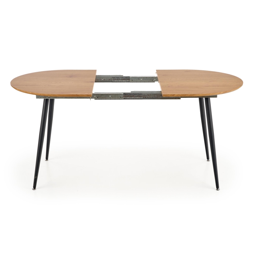 Spisebord BALNOR eg/sort