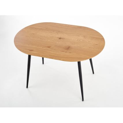 Spisebord BALNOR eg/sort