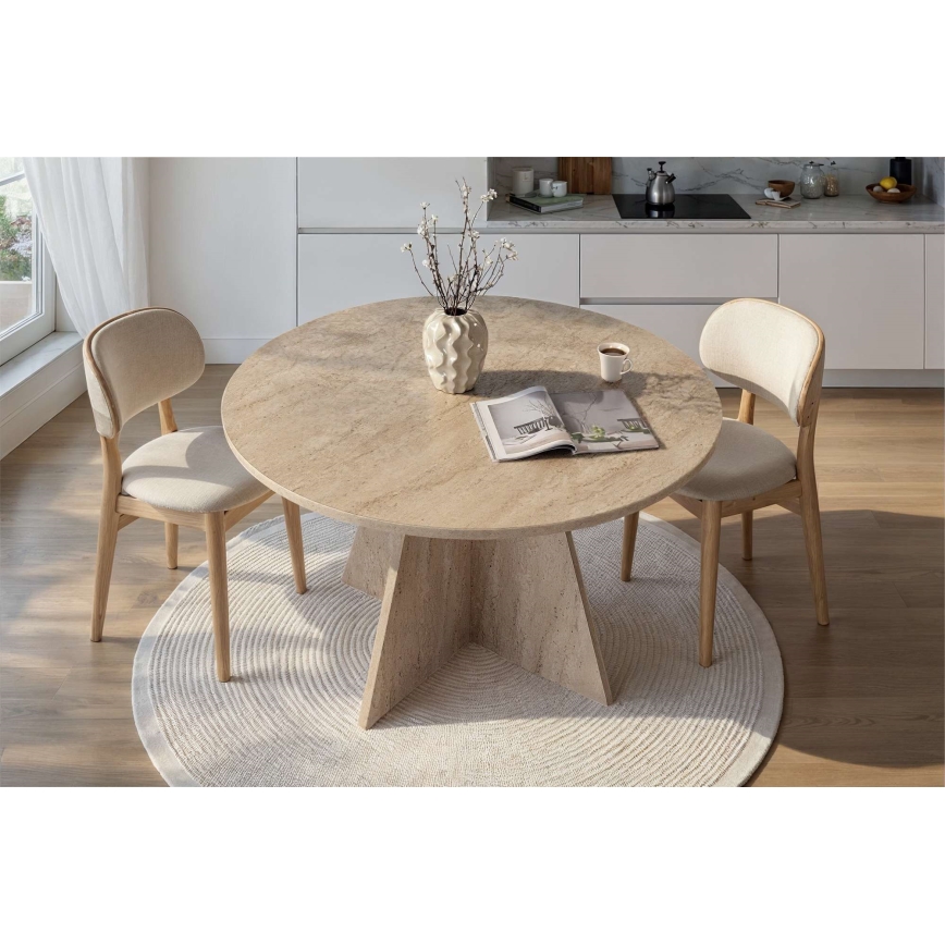 Spisebord MATIN pr. 120 cm beige