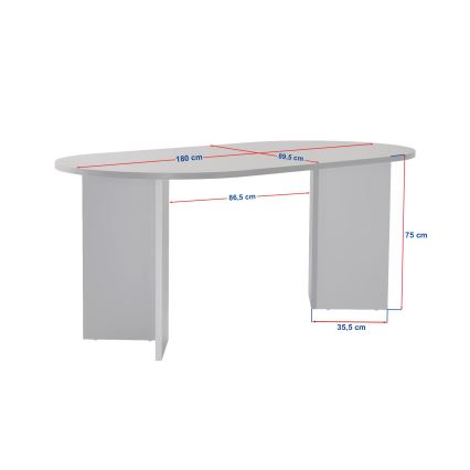 Spisebord NEL 180x90 cm beige