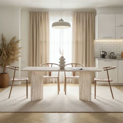 Spisebord NEL 180x90 cm beige