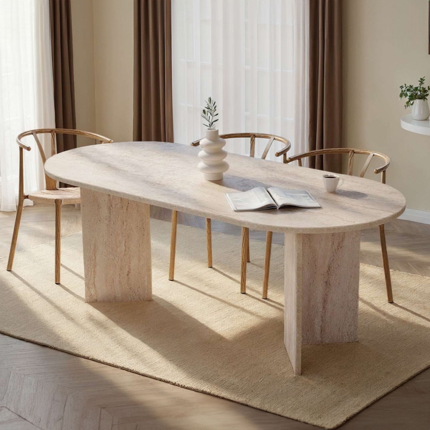 Spisebord NEL 200x90 cm beige