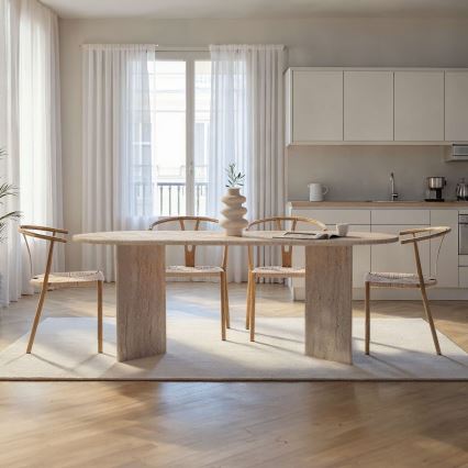 Spisebord NEL 200x90 cm beige