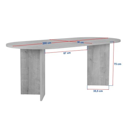 Spisebord NEL 200x90 cm beige