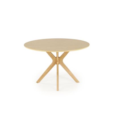 Spisebord NICOLAS, Ø 120 cm, brun
