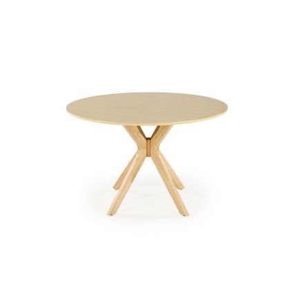 Spisebord NICOLAS, Ø 120 cm, brun