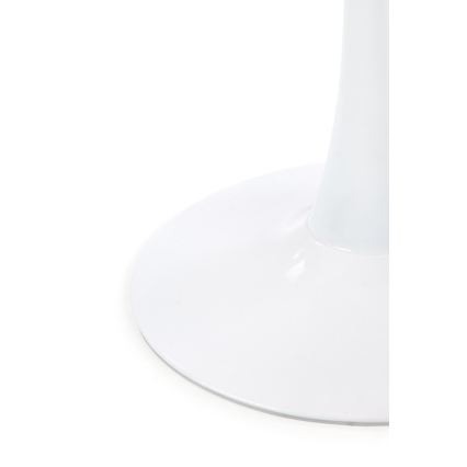 Spisebord PACIS med dekor i hvid marmor/hvid