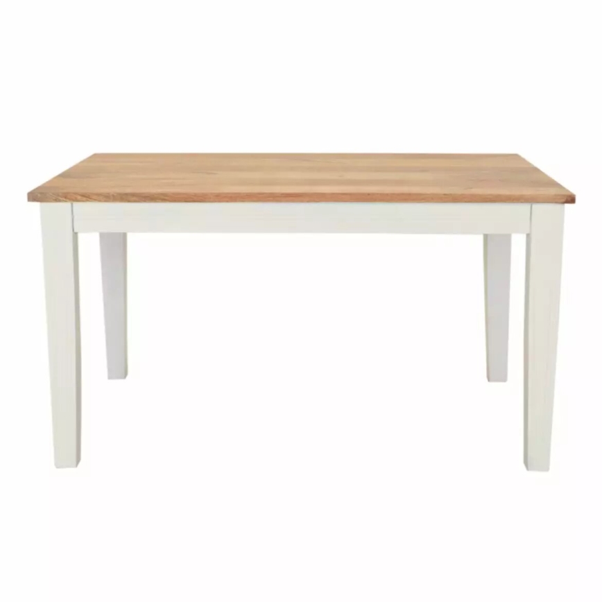 Spisebord RETRO 140x90 cm massivt træ/mangotræ