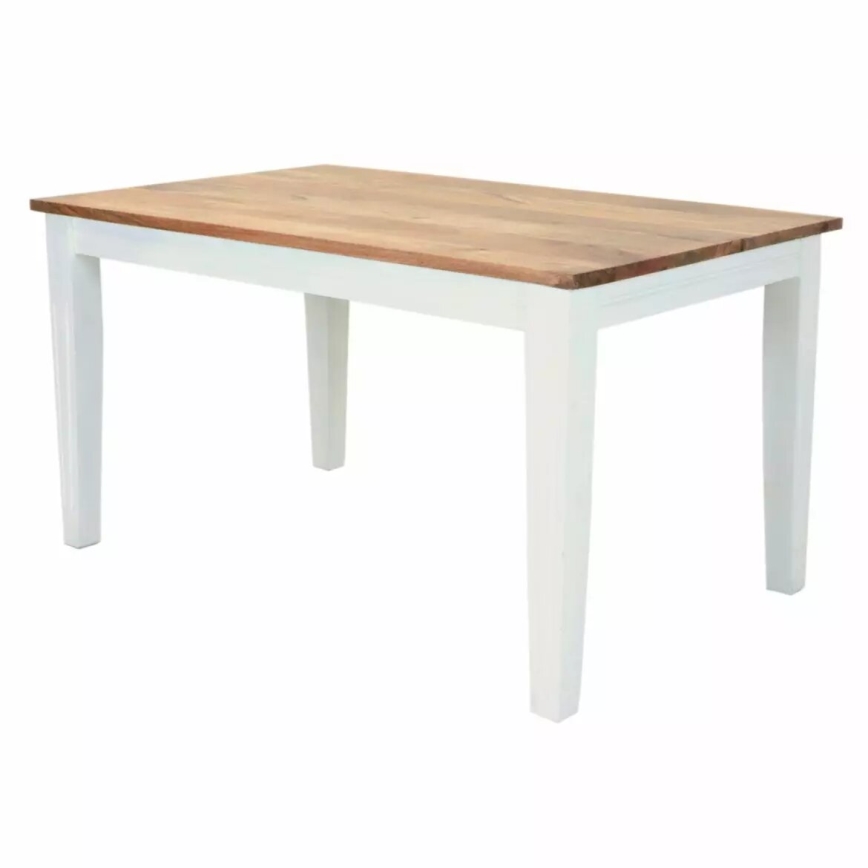 Spisebord RETRO 140x90 cm massivt træ/mangotræ
