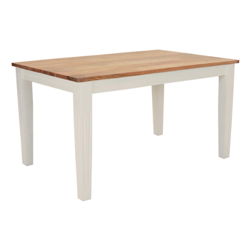 Spisebord RETRO 200x90 cm massivt træ/mangotræ
