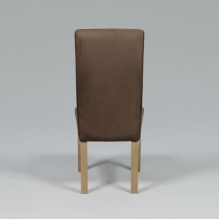 Spisebordsstol ALISON brun/bøg