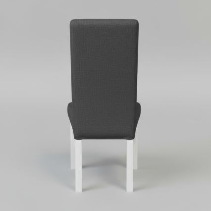 Spisebordsstol ALISON grå/hvid