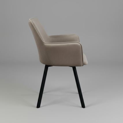 Spisebordsstol AMELIA taupe