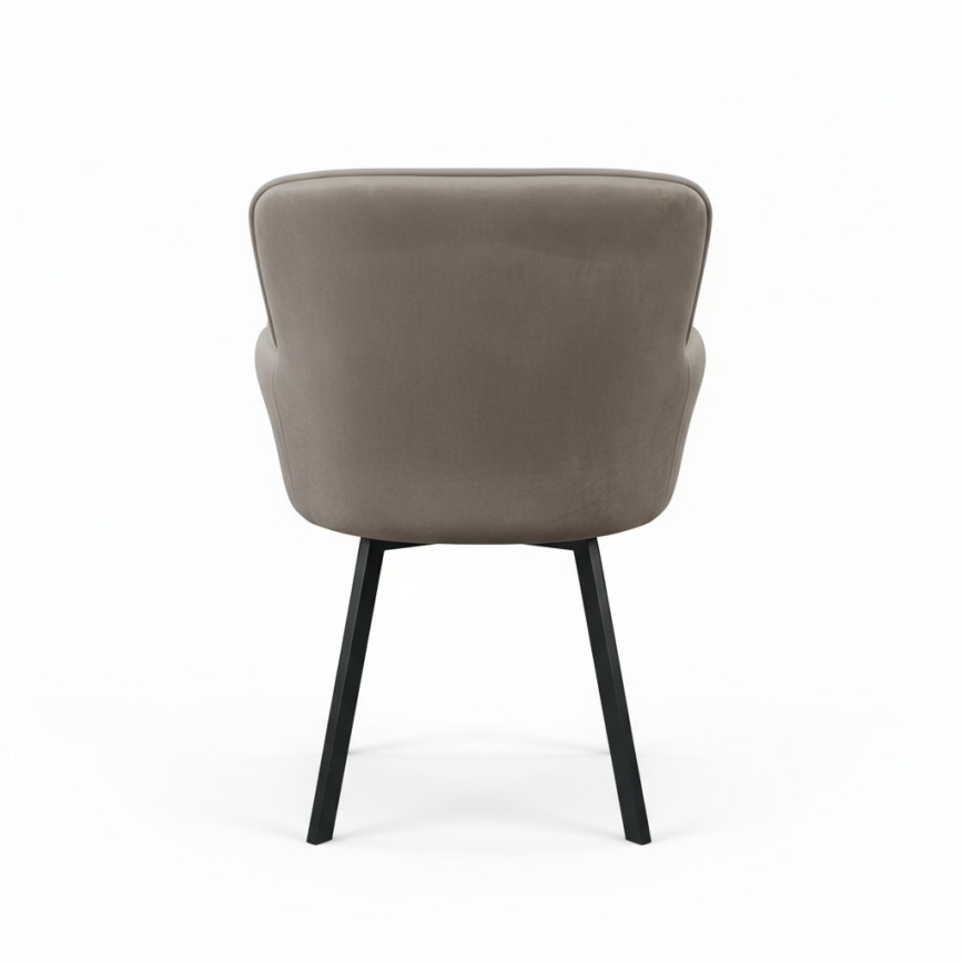 Spisebordsstol AMELIA taupe