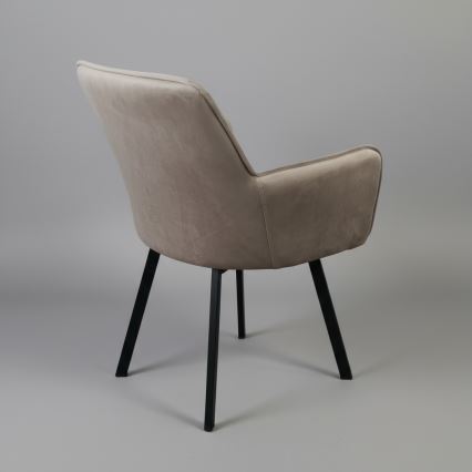 Spisebordsstol AMELIA taupe