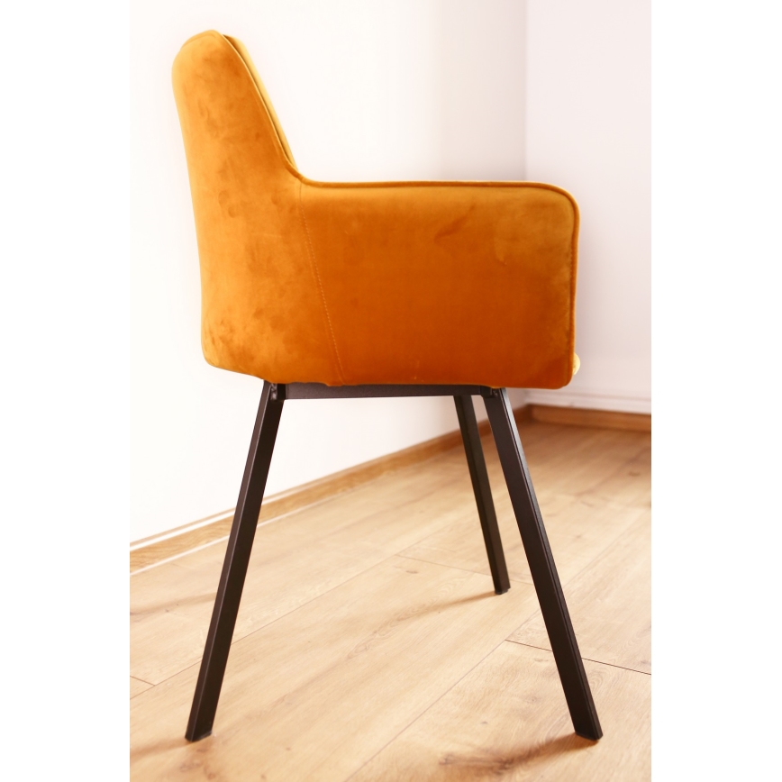 Spisebordsstol AMELIA orange