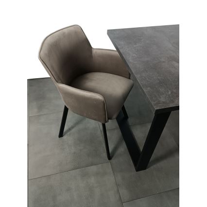 Spisebordsstol AMELIA taupe