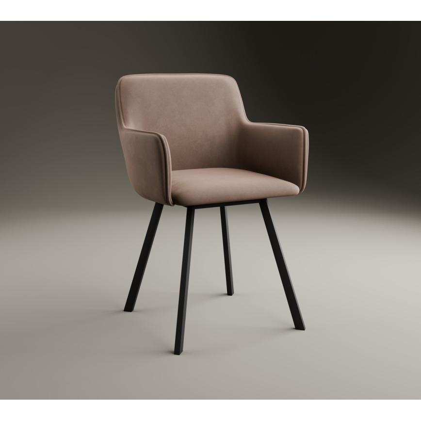 Spisebordsstol AMELIA taupe