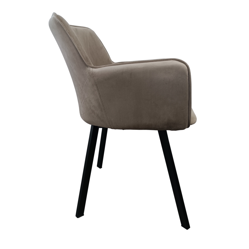 Spisebordsstol AMELIA taupe