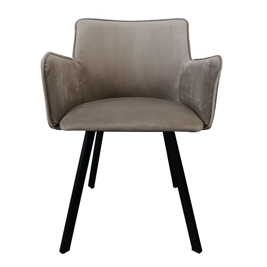 Spisebordsstol AMELIA taupe