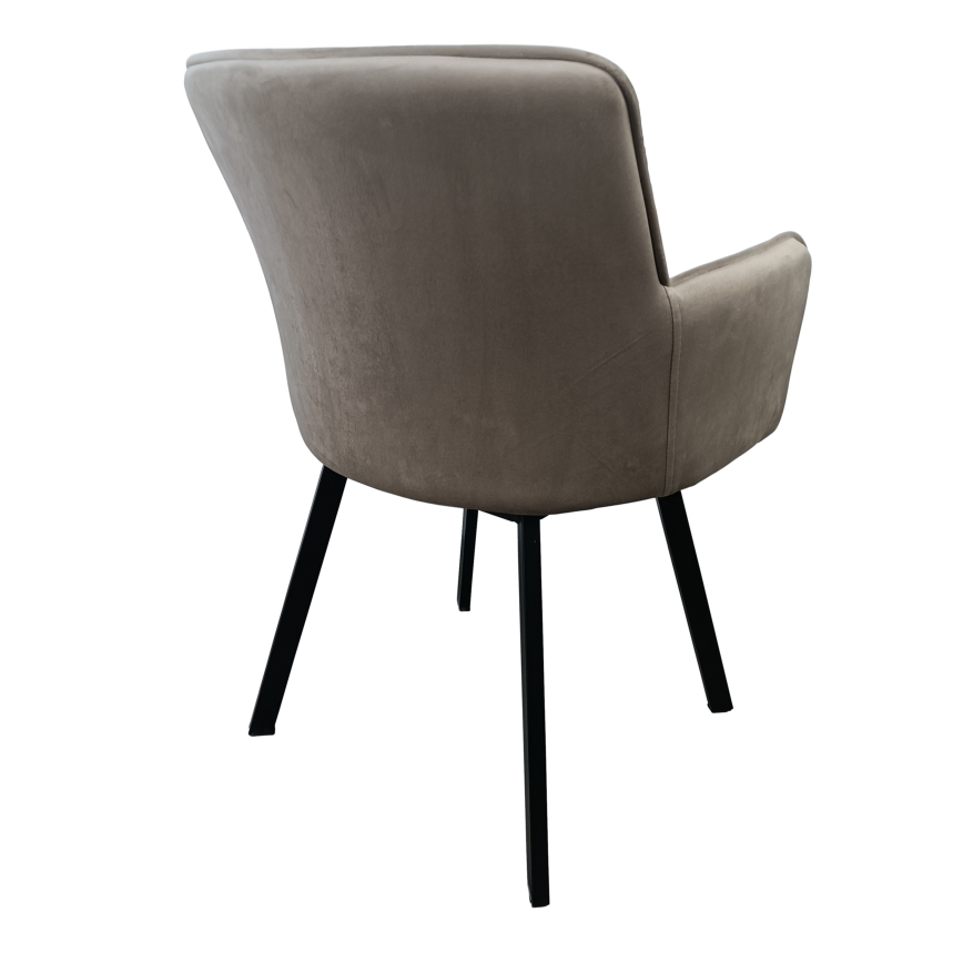 Spisebordsstol AMELIA taupe