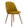 Spisebordsstol BAKERI 86x48 cm gul/lysegetræ