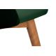 Spisebordsstol BAKERI 86x48 cm mørkegrøn/bøg
