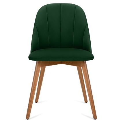 Spisebordsstol BAKERI 86x48 cm mørkegrøn/lyse eg