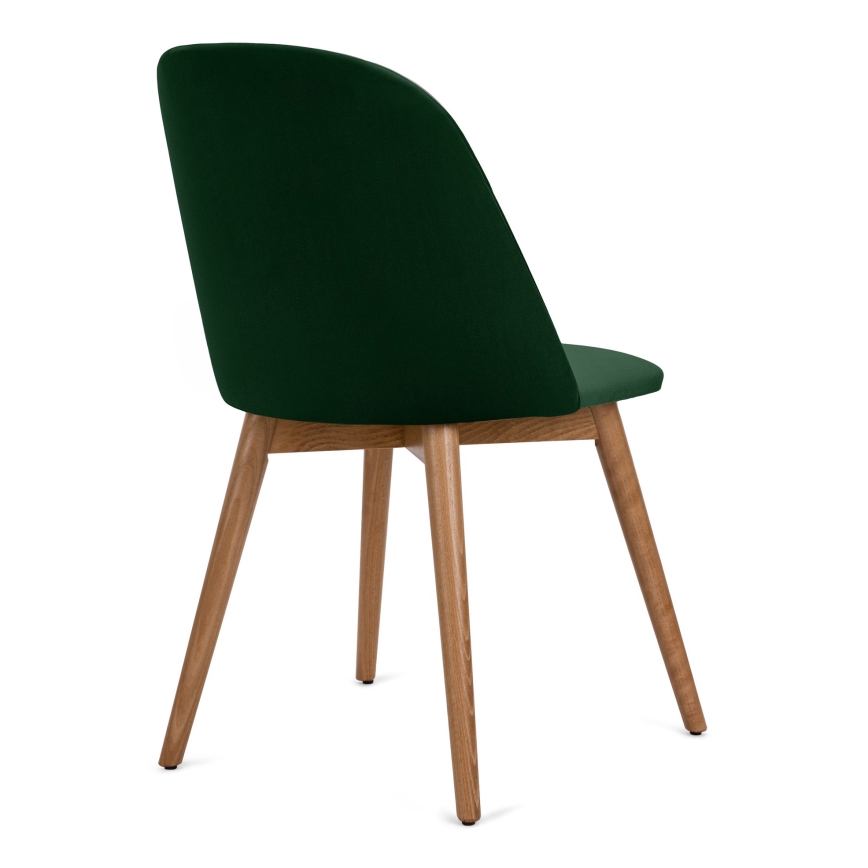 Spisebordsstol BAKERI 86x48 cm mørkegrøn/lyse eg