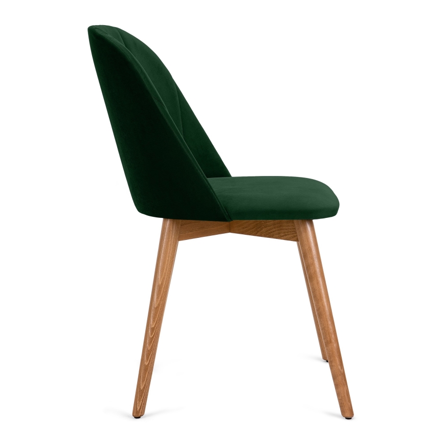 Spisebordsstol BAKERI 86x48 cm mørkegrøn/lyse eg