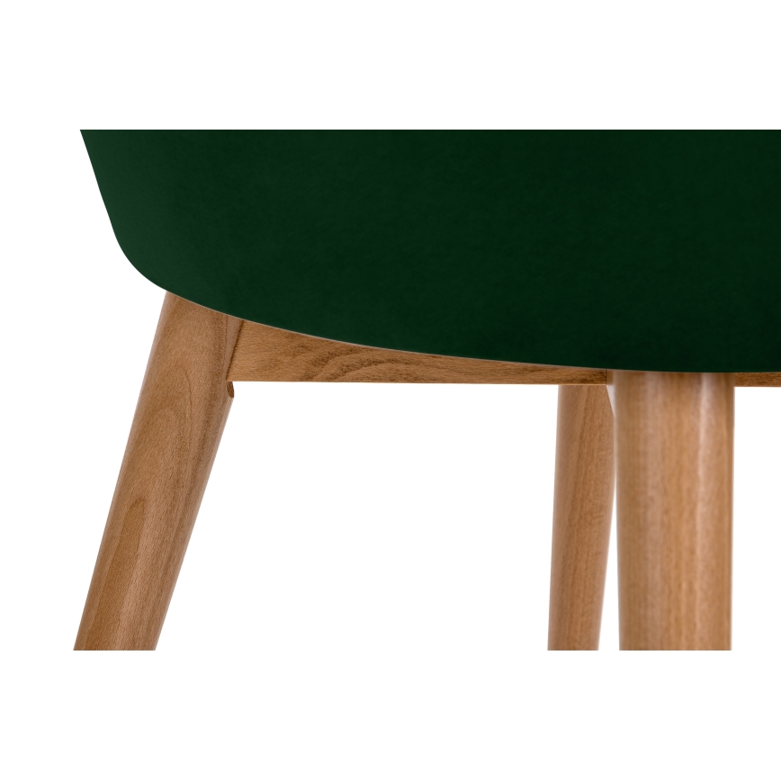 Spisebordsstol BAKERI 86x48 cm mørkegrøn/lyse eg