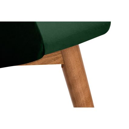 Spisebordsstol BAKERI 86x48 cm mørkegrøn/lyse eg