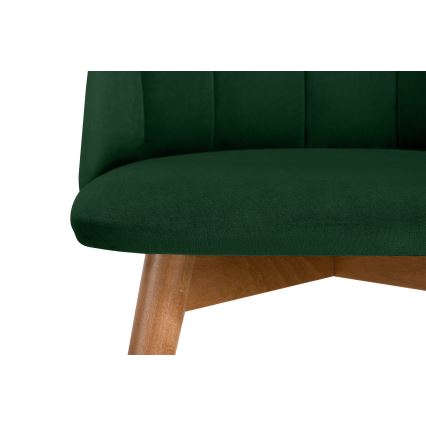 Spisebordsstol BAKERI 86x48 cm mørkegrøn/lyse eg