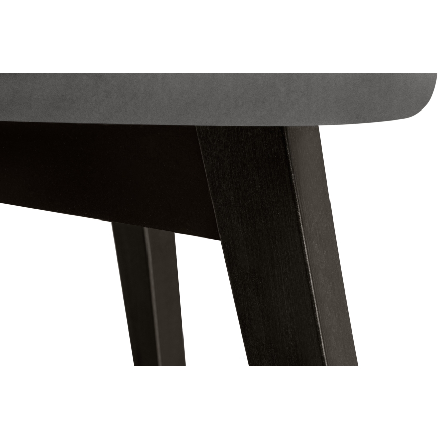 Spisebordsstol BOVIO 86x48 cm grå/bøg