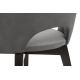 Spisebordsstol BOVIO 86x48 cm grå/bøg