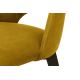 Spisebordsstol BOVIO 86x48 cm gul/bøg