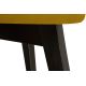 Spisebordsstol BOVIO 86x48 cm gul/bøg