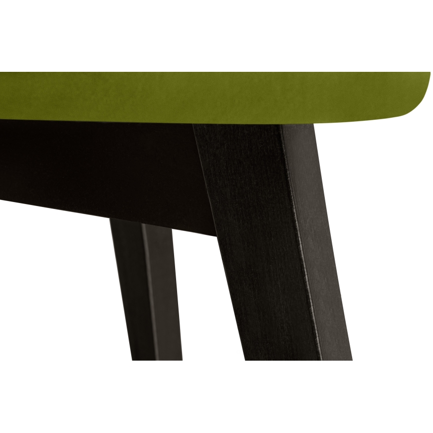 Spisebordsstol BOVIO 86x48 cm lys grøn/bøg