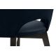 Spisebordsstol BOVIO 86x48 cm mørkeblå/bøg