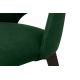 Spisebordsstol BOVIO 86x48 cm mørkegrøn/bøg