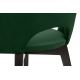 Spisebordsstol BOVIO 86x48 cm mørkegrøn/bøg