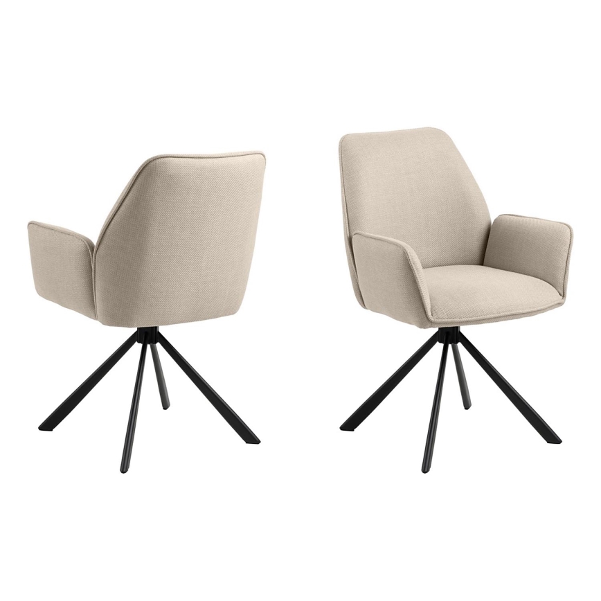 Spisebordsstol ESME 1 stk. beige