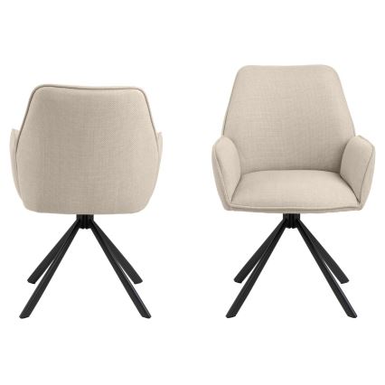 Spisebordsstol ESME 1 stk. beige