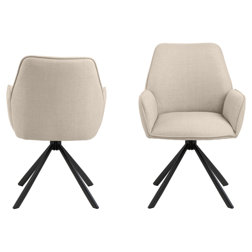 Spisebordsstol ESME 1 stk. beige