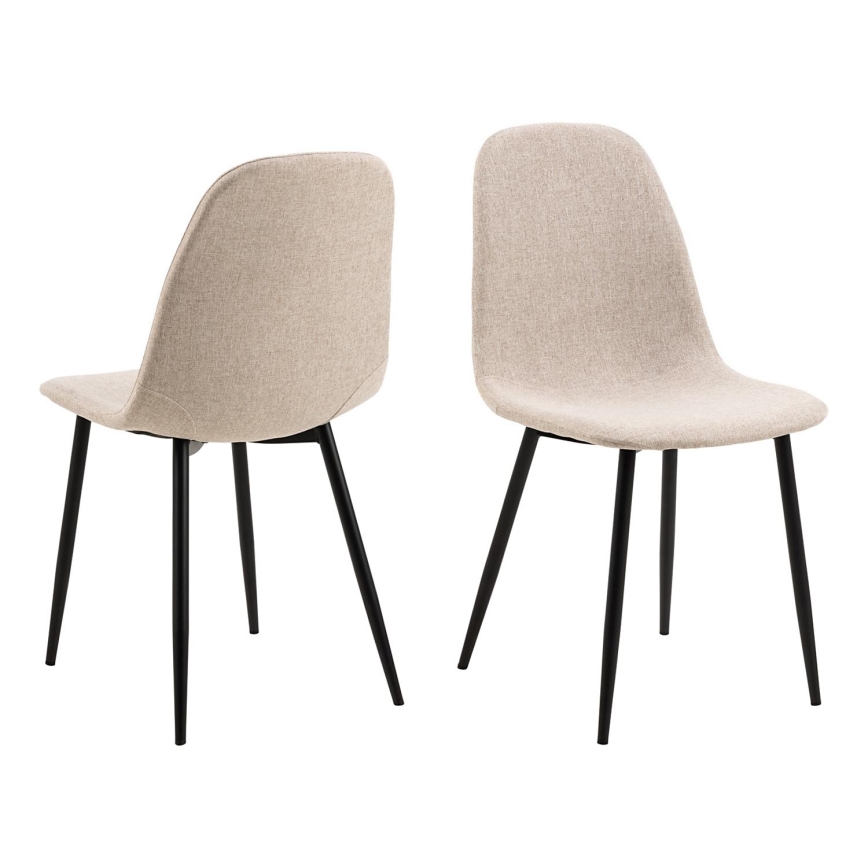 Spisebordsstol KAIA 1 stk. beige