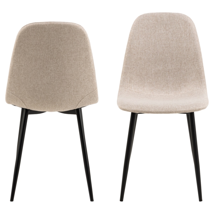 Spisebordsstol KAIA 1 stk. beige