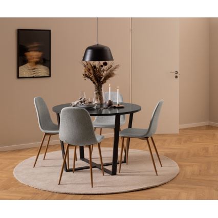 Spisebordsstol KAIA 1 stk. lysegrå/eg