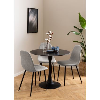 Spisebordsstol KAIA 1 stk. lysegrå