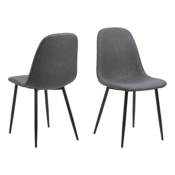 Spisebordsstol KAIA 1 stk. mørk