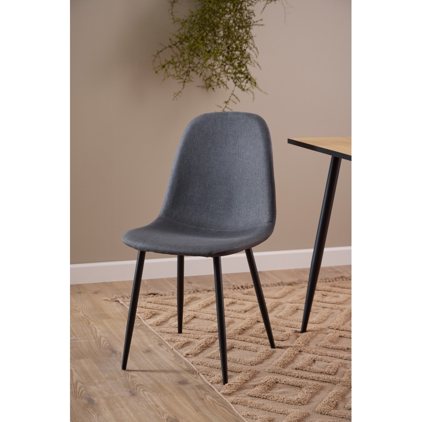 Spisebordsstol KAIA 1 stk. mørk